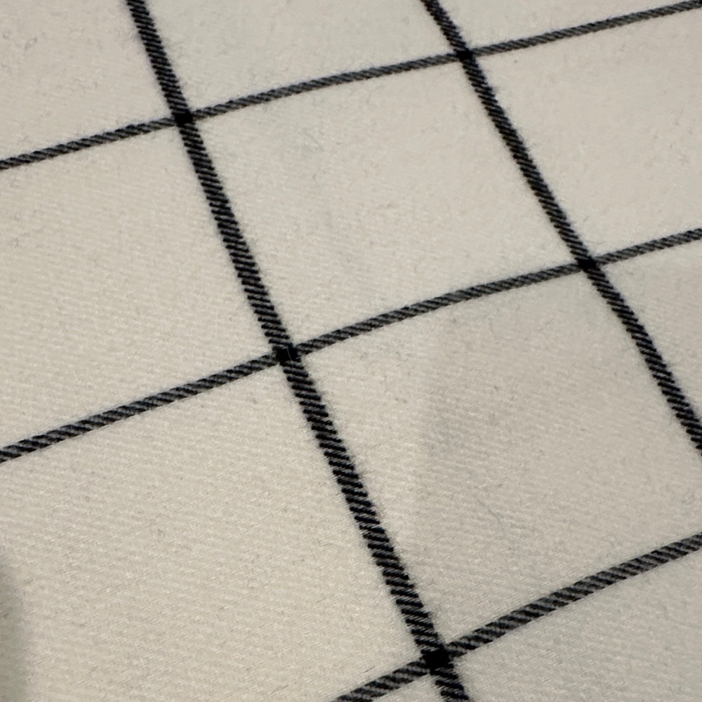 H&M Cream and Black Plaid Skirt - Picture 4 of 4